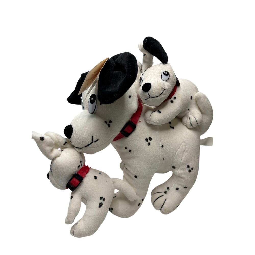 Vintage Soft Expressions Dalmation Plush Dan Dee Stuffed Animal 12" w Tags